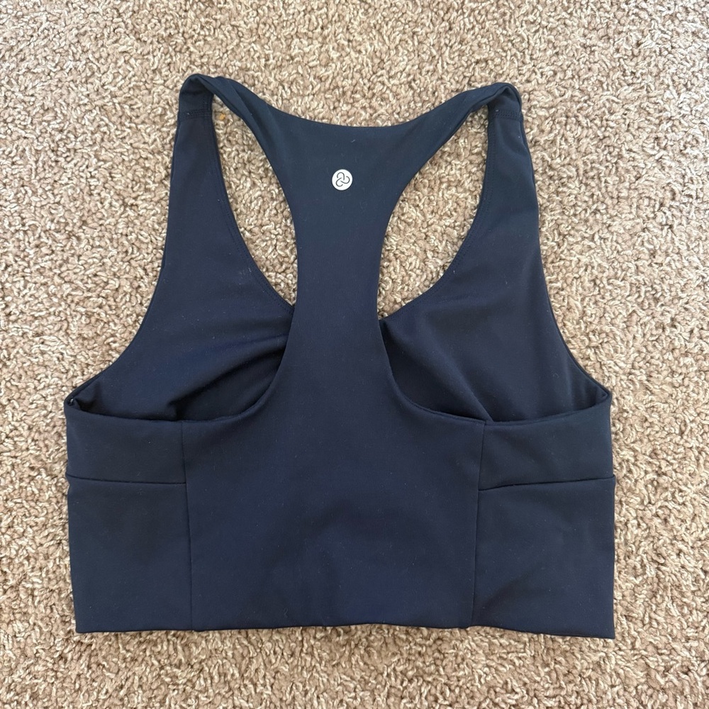 Zella navy blue racerback sports tank bra - Picture 3 of 8